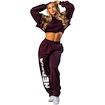 Dámské tepláky Nebbia STRONG BEAUTY Loose-Fit Baggy Pants BOYFRIEND STYLE 432 dark red