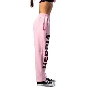 Dámské tepláky Nebbia STRONG BEAUTY Loose-Fit Baggy Pants BOYFRIEND STYLE 432 pink