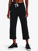 Dámské tepláky Under Armour  Rival Terry Flare Crop-BLK S
