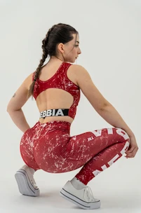 Dámské tílko Nebbia Barbell Therapy Rough Girl 617 red