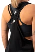 Dámské tílko Nebbia  Sleeveless Loose Cross Back Tank Top "Feeling Good" 419 Black