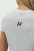 Dámské tričko Nebbia  FIT Activewear T-Shirt “Airy” with Reflective Logo 438 white