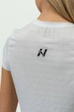 Dámské tričko Nebbia  FIT Activewear T-Shirt “Airy” with Reflective Logo 438 white