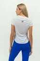 Dámské tričko Nebbia  FIT Activewear T-Shirt “Airy” with Reflective Logo 438 white