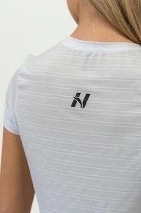 Dámské tričko Nebbia  FIT Activewear T-Shirt “Airy” with Reflective Logo 438 white