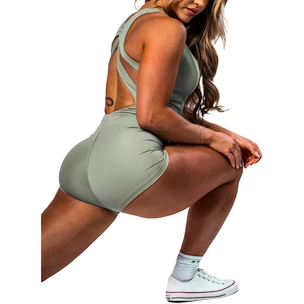 Dámské tričko Nebbia STRONG BEAUTY Body-Enhancing Workout Jumpsuit 427 light green
