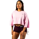 Dámské tričko Nebbia STRONG BEAUTY Oversized Cropped Tee JUST FLOW 431 pink