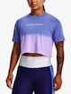 Dámské tričko Under Armour  DIP DYE CROP SS-BLU