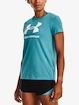 Dámské tričko Under Armour  SPORTSTYLE LOGO SS-BLU S