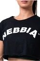 Dámský top Nebbia  Fit & Sporty Crop Top 583 black