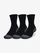 Dětské ponožky Under Armour  Performance Cotton 3p Mid-BLK