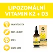 Ekolife Natura Liposomal Vitamin K2 + D3 (Lipozomální vitamín K2+ D3) 60 ml