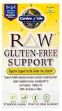 EXP Garden of Life RAW podpora pro zažívání při bezlepkové dietě 90 kapslí