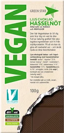 EXP Green Star BIO Veganská čokoláda 100 g lískový oříšek