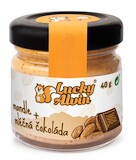 EXP Lucky Alvin Mandlové máslo ochucené 40 g mléčná čokoláda