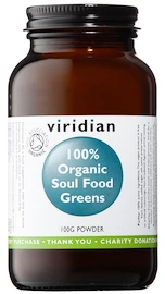 EXP Viridian 100% Organic Soul Food Greens (Směs zelených superpotravin) 100 g