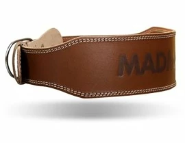 Fitness opasek MadMax Full leather MFB246 Brown
