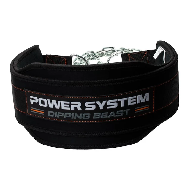 Fitness opasek Power System  Dipping Beast červená