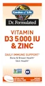 Garden of Life Dr. Formulated Vitamin D3 5000 IU + Zinek 30 tablet