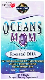 Garden of Life Oceans Prenatální DHA Omega-3 350 mg 30 kapslí