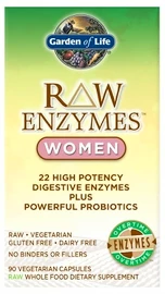 Garden of Life RAW Enzymy Women Digestive Health - pro ženy - zdravé trávení 90 kapslí