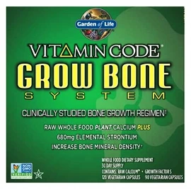 Garden of Life Vitamin Code Grow Bone System - pro růst kostí 210 kapslí