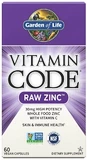 Garden of Life Vitamin Code RAW Zinek 60 kapslí