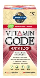 Garden of Life Vitamín Healthy Blood RAW 60 kapslí