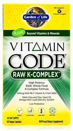 Garden of Life Vitamín K - Komplex RAW 60 kapslí