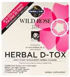 Garden of Life Wild Rose Herbal D-Tox 48 kapslí