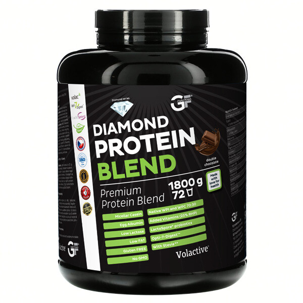 GF Nutrition Diamond Protein Blend 1800 g borůvka - jogurt