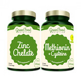 GreenFood Methionin + Cysteine 90 kapslí + Zinc Chelate 60 kapslí