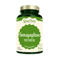 GreenFood Serrapeptase 120000 IU 60 kapslí