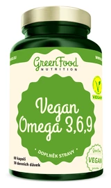 GreenFood Vegan Omega 3,6,9 60 kapslí