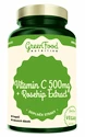 GreenFood Vitamín C 500 + Extrakt ze šípků 60 kapslí