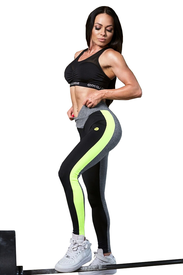 fashion Friend thumb Gym Glamour legíny s neonovým pruhem | Sportovní výživa, zdravá výživa, vybavení pro fitness a posilování | FITNESS4U fashion Friend thumb Gym Glamour legíny s neonovým pruhem | Sportovní výživa, zdravá výživa, vybavení pro fitness a posilování | FITNESS4U