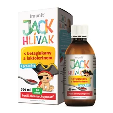 Imunit Hlíva Jack Hlívák sirup glukany + laktoferin 300 ml