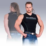 MadMax Kompresní triko bez rukávů MSW904 černozelené