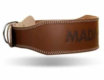 MadMax Opasek celokožený full leather MFB246 hnědý