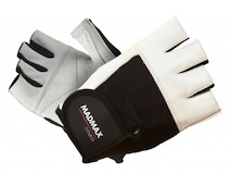 MadMax rukavice Fitness MFG444 černobílé