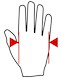MadMax rukavice Rainbow MFG251 červené