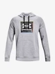 Mikina Under Armour UA Rival Flc Graphic Hoodie-GRY