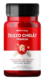 MOVit Železo Chelát Premium 30 kapslí