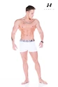 Nebbia Aesthetic Warrior Pánské boxerky 101 bílé