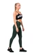Nebbia Classic Hero legíny s vysokým pasem dark green