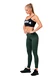 Nebbia Classic Hero legíny s vysokým pasem dark green