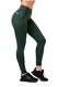 Nebbia Classic Hero legíny s vysokým pasem dark green