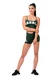 Nebbia Classic Hero šortky s vysokým pasem dark green