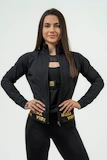 Nebbia DÁMSKÁ MIKINA NA ZIP INTENSE WARM-UP 833 Gold