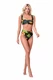 Nebbia High-energy retro bikini - vrchní díl 553 jungle green